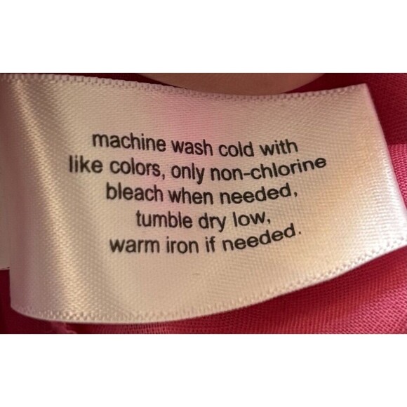 LANE BRYANT Classic Eyelet Mix Tee Women 20 Pink Gin Fizz SS Ruffle Cotton - Picture 11 of 13